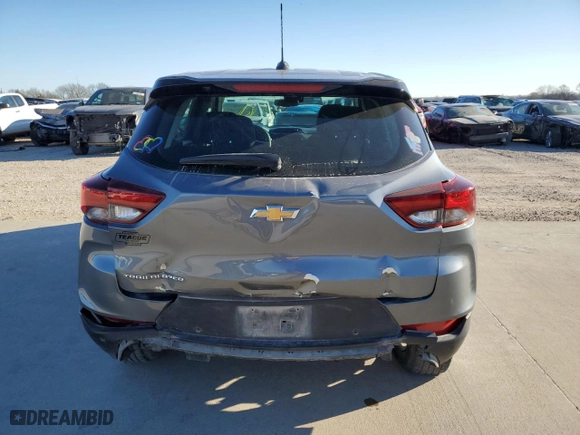 2021 Chevrolet TrailBlazer LS with VIN KL79MMS2XMB158029, listed as a Copart auction lot 41992245 with 47,104 mi miles and Salvage Title. Bid and sale history available at carsss.com. Image 6.