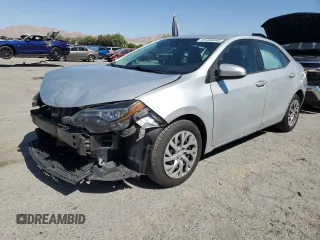 2019 Toyota Corolla L with VIN 2T1BURHE9KC174515, listed as a Copart auction lot 61480645 with 75,940 mi miles and Salvage title. Bid and sale history available at DreamBid. Image 1.