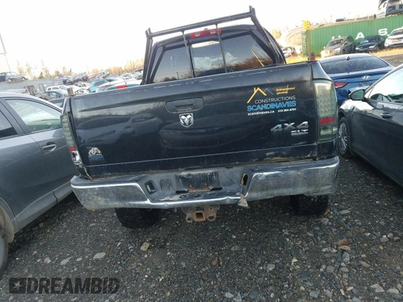 2009 Dodge Ram 2500 SLT with VIN 3D7KS28LX9G530911, listed as a Copart auction lot 78627264 with 0 mi miles and Salvage Title. Bid and sale history available at carsss.com. Image 6.