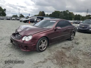 2006 Mercedes-Benz CLK-Class 5.0L with VIN WDBTJ75J86F177176, listed as a Copart auction lot 74430134 with 145,294 mi miles and Salvage Title. Bid and sale history available at carsss.com. Image 1.