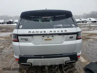 2020 Land Rover Range Rover Sport HST with VIN SALWS2RU3LA707803, listed as a Copart auction lot 44803305 with 0 mi miles and Salvage Title. Bid and sale history available at carsss.com. Image 6.