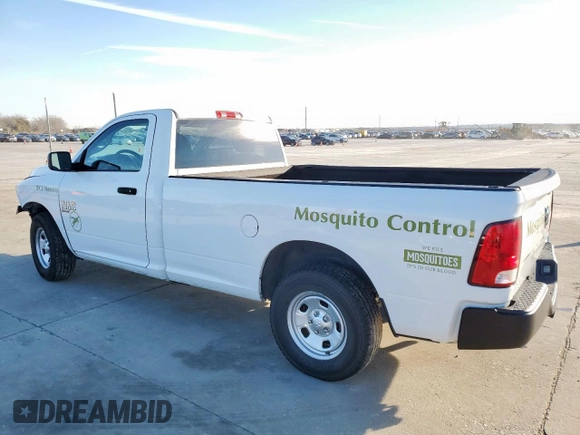 2021 Ram 1500 Tradesman with VIN 3C6JR6DG2MG547574, listed as a Copart auction lot 43134335 with 91,836 mi miles and Clean title. Bid and sale history available at DreamBid. Image 2.