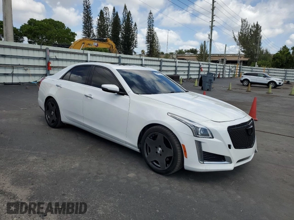2017 Cadillac CTS Luxury RWD with VIN 1G6AR5SS5H0138959, listed as a Copart auction lot 55480065 with 117,526 mi miles and Clean Title. Bid and sale history available at DreamBid. Image 4.