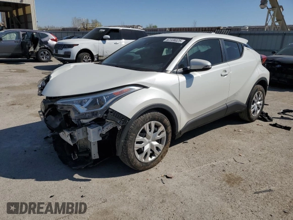2019 Toyota C-HR XLE with VIN NMTKHMBX2KR098238, listed as a Copart auction lot 52338025 with 57,933 mi miles and Salvage Title. Bid and sale history available at DreamBid. Image 1.