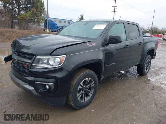 2021 Chevrolet Colorado 4WD Z71 with VIN 1GCGTDEN7M1282445, listed as a IAAI auction lot 41737419 with 27,187 mi miles and . Bid and sale history available at DreamBid. Image 17.