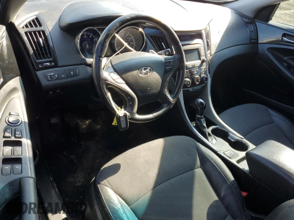 2014 Hyundai Sonata SE with VIN 5NPEC4AC4EH807600, listed as a Copart auction lot 43781065 with 91,030 mi miles and Salvage Title. Bid and sale history available at DreamBid. Image 8.