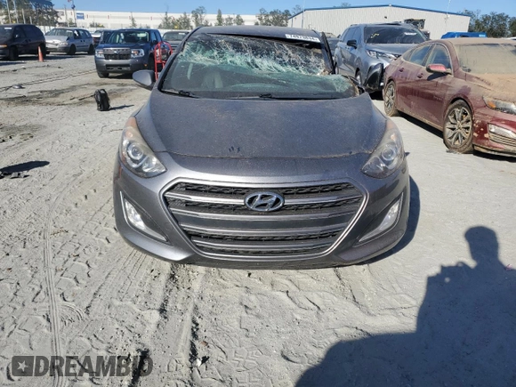 2016 Hyundai Elantra GT with VIN KMHD35LHXGU303549, listed as a Copart auction lot 74973834 with 0 mi miles and Salvage Title. Bid and sale history available at carsss.com. Image 5.