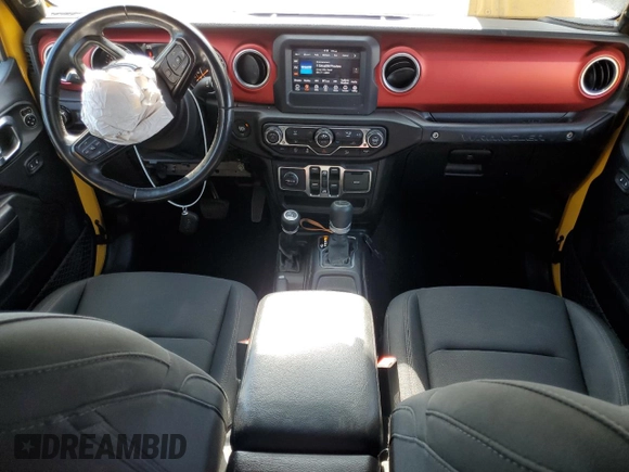 2020 Jeep Wrangler Unlimited Sport S с VIN 1C4HJXDG1LW189677, выставлен на аукционе Copart как лот 62716145 с пробегом 69 624 миль миль и Списание • Salvage title. История ставок и продаж доступна на DreamBid. Изображение 8.