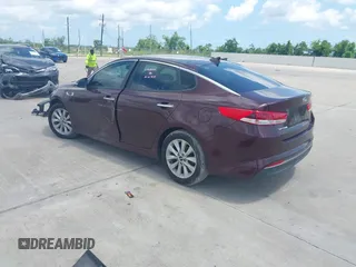 2017 Kia Optima LX with VIN 5XXGT4L3XHG124631, listed as a IAAI auction lot 42383856 with 116,563 mi miles and . Bid and sale history available at DreamBid. Image 3.