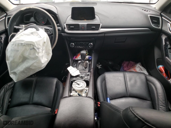 2017 Mazda Mazda3 4-Door Touring with VIN 3MZBN1V77HM110264, listed as a Copart auction lot 89355435 with 0 mi miles and Salvage Title. Bid and sale history available at carsss.com. Image 8.