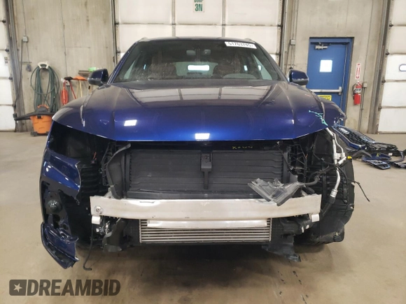2022 Audi Q5 S line Premium with VIN WA1GAAFY2N2108169, listed as a Copart auction lot 51763745 with 53,698 mi miles and Salvage Title. Bid and sale history available at carsss.com. Image 5.