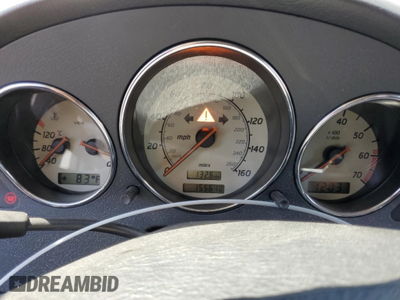 2000 Mercedes-Benz SLK-Class Kompressor with VIN WDBKK47F3YF152074, listed as a Copart auction lot 60143604 with 155,610 mi miles and Clean Title. Bid and sale history available at carsss.com. Image 9.