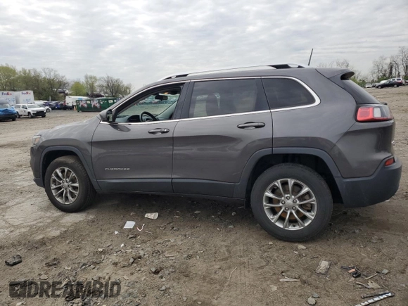 2020 Jeep Cherokee Latitude Plus with VIN 1C4PJMLB2LD594023, listed as a Copart auction lot 52951605 with 61,555 mi miles and Salvage Title. Bid and sale history available at DreamBid. Image 2.