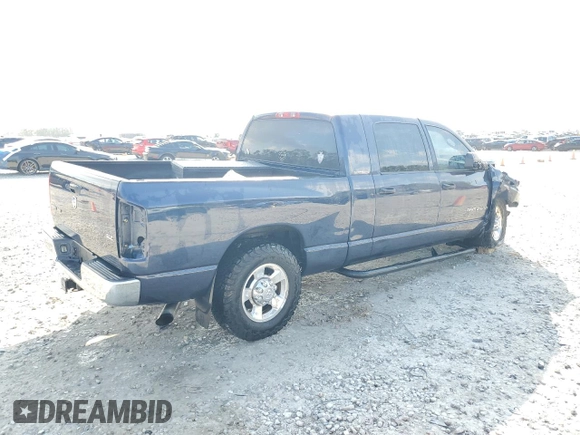 2006 Dodge Ram 2500 SLT with VIN 3D7KR29C46G208948, listed as a Copart auction lot 43755215 with 214,270 mi miles and Salvage Title. Bid and sale history available at carsss.com. Image 3.