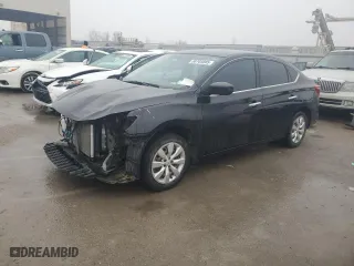 2017 Nissan Sentra S with VIN 3N1AB7AP0HY393702, listed as a Copart auction lot 88705085 with 95,915 mi miles and Salvage Title. Bid and sale history available at carsss.com. Image 1.