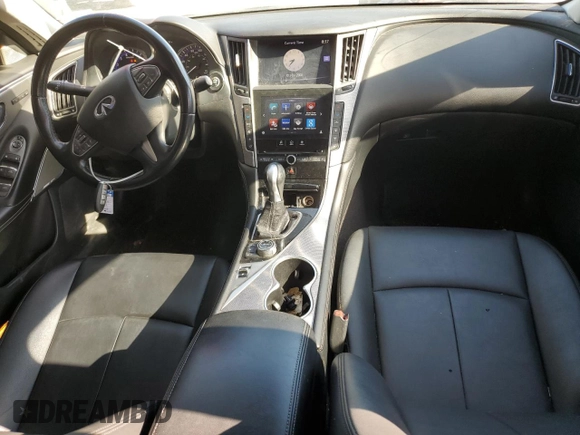 2015 Infiniti Q50 Premium with VIN JN1BV7AP8FM336966, listed as a Copart auction lot 50609175 with 100,564 mi miles and Salvage Title. Bid and sale history available at carsss.com. Image 8.