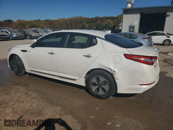 2013 Kia Optima Hybrid LX with VIN KNAGM4AD3D5060467, listed as a Copart auction lot 76614304 with 152,389 mi miles and Salvage Title. Bid and sale history available at carsss.com. Image 2.