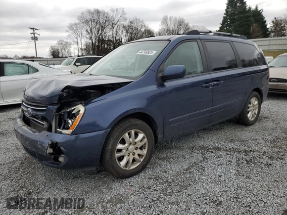 2007 Kia Sedona LX with VIN KNDMB233876171518, listed as a Copart auction lot 44749925 with 60,848 mi miles and Salvage Title. Bid and sale history available at carsss.com. Image 1.