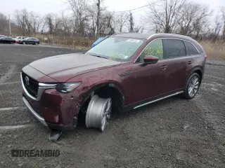 2024 Mazda CX-90 3.3 Turbo Premium with VIN JM3KKDHD2R1147713, listed as a Copart auction lot 51583255 with 8,502 mi miles and Salvage Title. Bid and sale history available at carsss.com. Image 1.