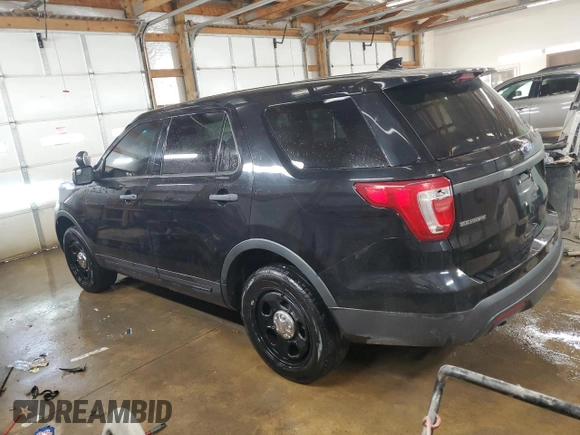 2016 Ford Utility Police Interceptor with VIN 1FM5K8AR4GGA63806, listed as a Copart auction lot 80040954 with 167,168 mi miles and Salvage Title. Bid and sale history available at carsss.com. Image 2.