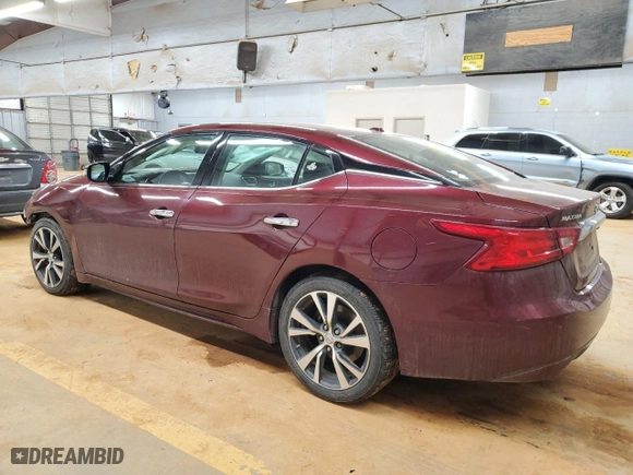 2017 Nissan Maxima SV with VIN 1N4AA6AP1HC424464, listed as a Copart auction lot 41967825 with 135,219 mi miles and Salvage Title. Bid and sale history available at carsss.com. Image 2.