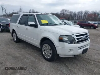 2011 Ford Expedition EL Limited with VIN 1FMJK2A59BEF40257, listed as a IAAI auction lot 41882692 with 167,395 mi miles. Bid and sale history available at carsss.com. Image 1.