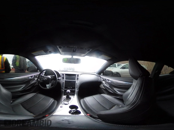 2018 Infiniti Q60 3.0t LUXE with VIN JN1EV7ELXJM392002, listed as a IAAI auction lot 41153596 with 51,369 mi miles. Bid and sale history available at carsss.com. Image 22.