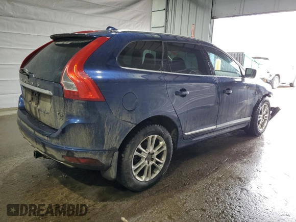 2015 Volvo XC60 T6 Platinum with VIN YV4902RV7F2716440, listed as a Copart auction lot 47587435 with 132,730 mi miles and Salvage Title. Bid and sale history available at carsss.com. Image 3.