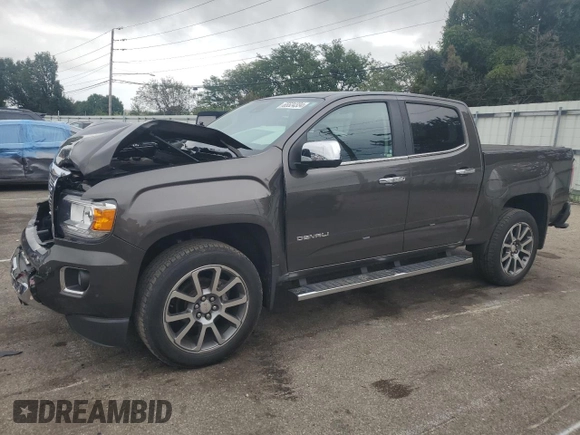 2019 GMC Canyon 4WD Denali with VIN 1GTG6EENXK1200430, listed as a Copart auction lot 65524334 with 54,813 mi miles and Salvage Title. Bid and sale history available at carsss.com. Image 1.