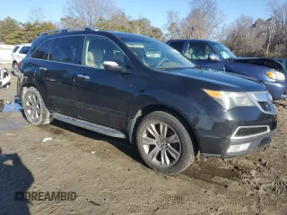 2013 Acura MDX Advance Pkg with VIN 2HNYD2H66DH514720, listed as a Copart auction lot 88747045 with 165,665 mi miles and Salvage Title. Bid and sale history available at carsss.com. Image 4.