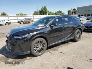 2023 Lexus RX with VIN 2T2BAMCA0PC019032, listed as a Copart auction lot 60090154 with 20,225 mi miles and Salvage Title. Bid and sale history available at carsss.com. Image 1.