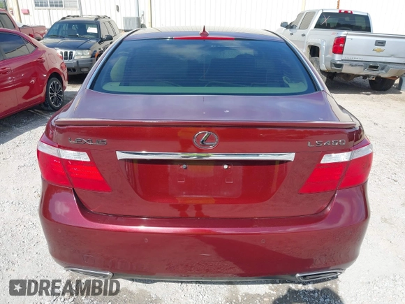 2008 Lexus LS 460 with VIN JTHBL46F785081076, listed as a IAAI auction lot 42165500 with 90,956 mi miles and . Bid and sale history available at DreamBid. Image 16.