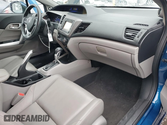 2012 Honda Civic Cpe EX-L with VIN 2HGFG3B11CH539869, listed as a Copart auction lot 48729725 with 89,909 mi miles and Salvage Title. Bid and sale history available at carsss.com. Image 8.