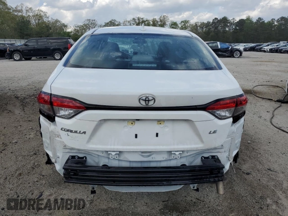2024 Toyota Corolla LE with VIN 5YFB4MDE4RP223056, listed as a Copart auction lot 51592225 with 24,563 mi miles and Clean Title. Bid and sale history available at carsss.com. Image 6.