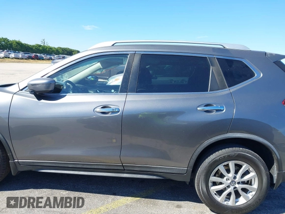 2017 Nissan Rogue S with VIN KNMAT2MT7HP617801, listed as a IAAI auction lot 41754527 with 156,195 mi miles and . Bid and sale history available at DreamBid. Image 14.