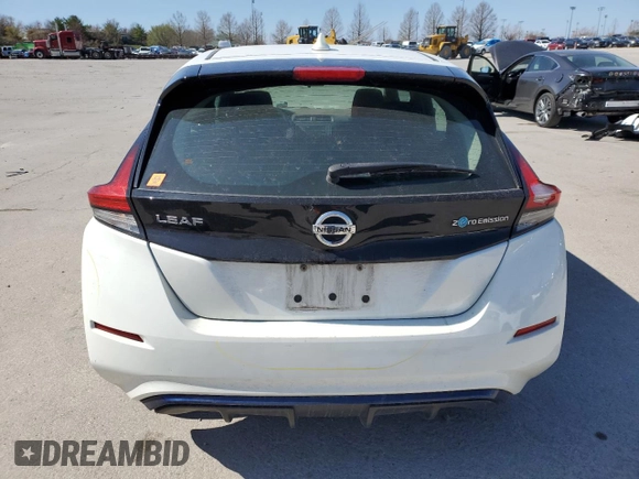 2018 Nissan LEAF S with VIN 1N4AZ1CP7JC302805, listed as a Copart auction lot 49909545 with 68,843 mi miles and Salvage Title. Bid and sale history available at DreamBid. Image 6.