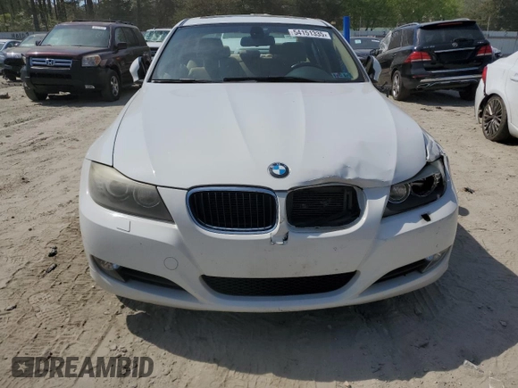 2011 BMW 3 Series 328i xDrive with VIN WBAPK5G57BNN32047, listed as a Copart auction lot 54151335 with 108,313 mi miles and Salvage Title. Bid and sale history available at DreamBid. Image 5.