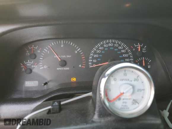 2001 Dodge Ram 2500 with VIN 3B7KF26661M584823, listed as a Copart auction lot 80138064 with 260,277 mi miles and Clean Title. Bid and sale history available at carsss.com. Image 9.