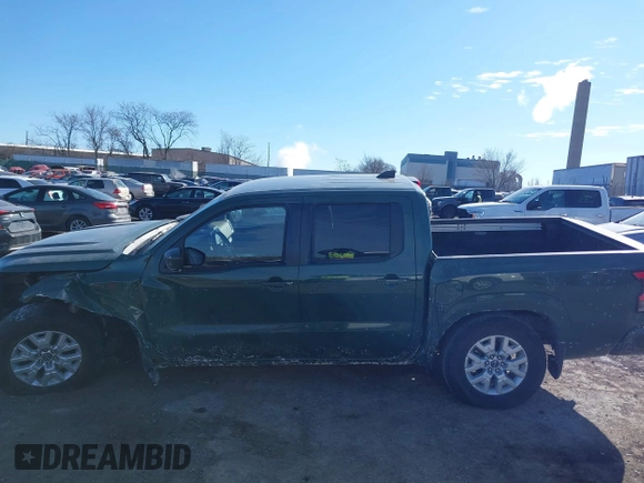 2022 Nissan Frontier S with VIN 1N6ED1EKXNN656014, listed as a IAAI auction lot 41463383 with 24,603 mi miles. Bid and sale history available at carsss.com. Image 15.