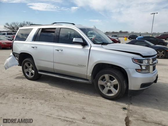 2019 Chevrolet Tahoe LS with VIN 1GNSCAKC1KR100580, listed as a Copart auction lot 46418705 with 89,380 mi miles and Salvage Title. Bid and sale history available at carsss.com. Image 4.