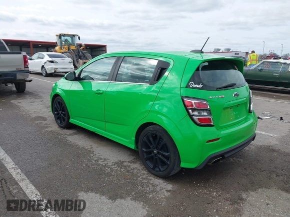 2017 Chevrolet Sonic LT with VIN 1G1JD6SB1H4163702, listed as a IAAI auction lot 41919183 with 96,748 mi miles and . Bid and sale history available at DreamBid. Image 3.