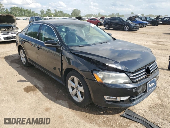 2015 Volkswagen Passat Limited Edition with VIN 1VWAS7A35FC091495, listed as a Copart auction lot 62063035 with 114,870 mi miles and Salvage title. Bid and sale history available at DreamBid. Image 4.