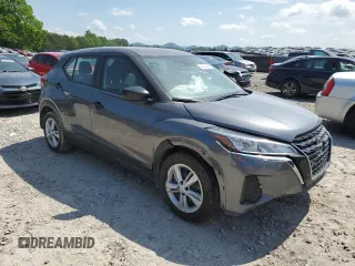 2023 Nissan Kicks S z VIN 3N1CP5BVXPL543869, wystawiony jako Copart lot #56141445 z przebiegiem 18 120 mil mil oraz Szkoda całkowita • Salvage title. Historia ofert i sprzedaży dostępna na DreamBid. Obrazek 4.