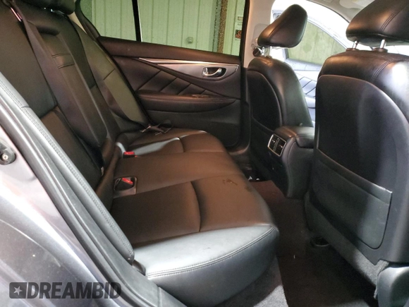 2017 Infiniti Q50 2.0t with VIN JN1CV7AP6HM642569, listed as a Copart auction lot 47852195 with 78,921 mi miles and Salvage Title. Bid and sale history available at carsss.com. Image 10.