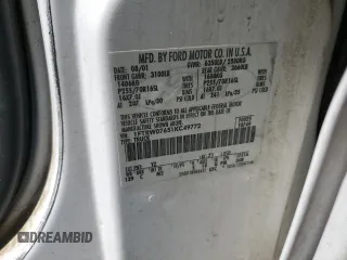 2001 Ford F-150 XLT with VIN 1FTRW07651KC49772, listed as a Copart auction lot 59904815 with 145,639 mi miles and Salvage title. Bid and sale history available at DreamBid. Image 12.