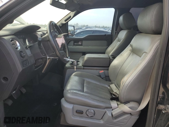 2014 Ford F-150 XL with VIN 1FTFW1ET1EFA43915, listed as a Copart auction lot 53135585 with 176,680 mi miles and Salvage title. Bid and sale history available at DreamBid. Image 7.