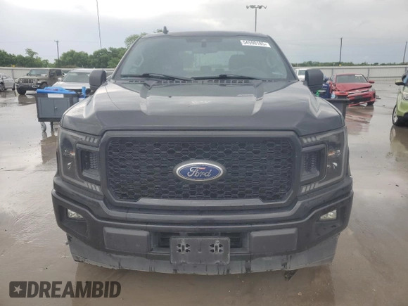 2020 Ford F-150 XL with VIN 1FTEW1CP6LFB32989, listed as a Copart auction lot 54590185 with 51,254 mi miles and Salvage Title. Bid and sale history available at DreamBid. Image 5.