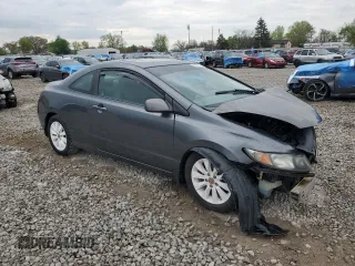 2009 Honda Civic EX with VIN 2HGFG12849H534613, listed as a Copart auction lot 54648375 with 219,437 mi miles and Salvage Title. Bid and sale history available at DreamBid. Image 4.