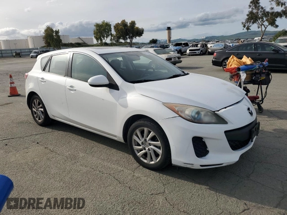 2012 Mazda 3 i Grand Touring with VIN JM1BL1M85C1641147, listed as a Copart auction lot 51715675 with 200,323 mi miles and Salvage Title. Bid and sale history available at DreamBid. Image 4.