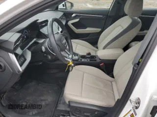 2022 Audi A3 Premium Plus with VIN WAUBUDGY0NA098249, listed as a Copart auction lot 88032825 with 44,166 mi miles and Salvage Title. Bid and sale history available at carsss.com. Image 7.